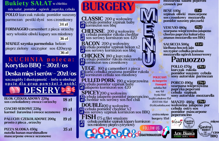 Menu 2025/2026